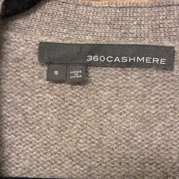 360 Cashmere 100% Cashmere Button-Front Cardigan – Size S - Picture 3 of 5
